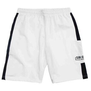 SEAN JOHN SWEATSHORTS BRIGHT WHITE SHORTS MENS SIZE LARGE NEW WITH TAGS.